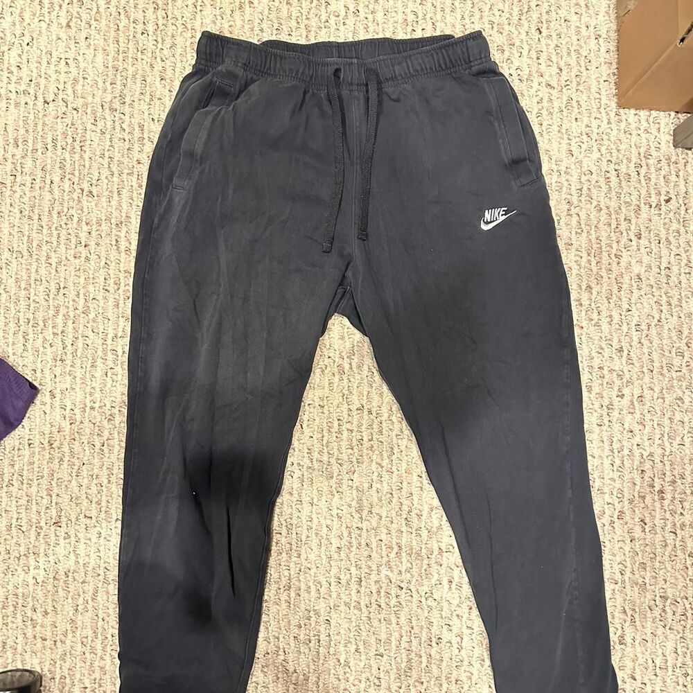 Nike Men's Black and Grey Trousers